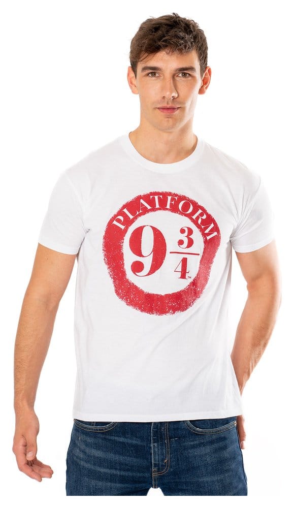 Harry Potter T-Shirt Platform 9 3/4 Raised Print (M)