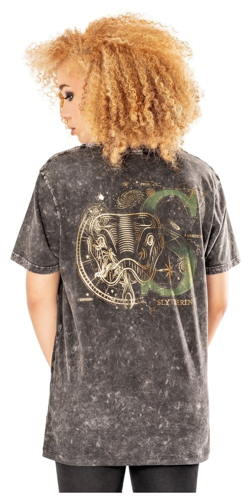 Harry Potter T-Shirt Slytherin Acid Wash (XL)