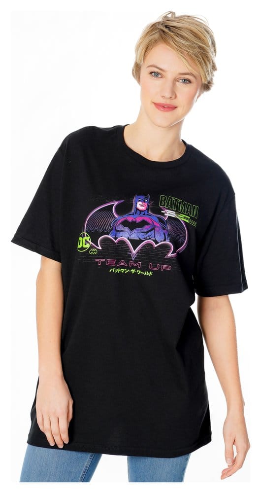 Batman T-Shirt Anime Matrix Grid (M)