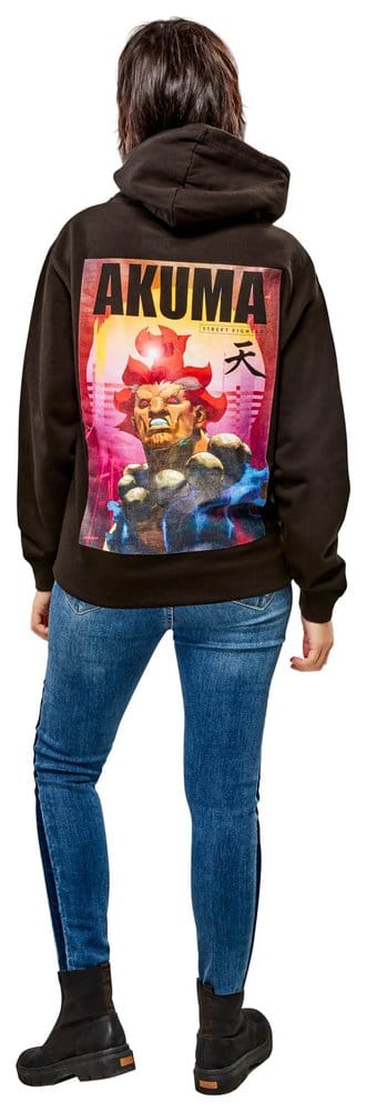 Street Fighter sweater à capuche Akuma Reverse (XL)