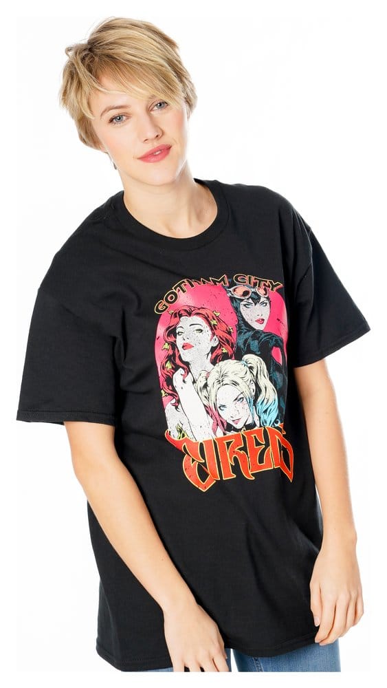 Gotham City Sirens T-Shirt Vintage Poster (M)