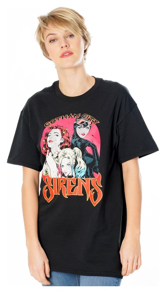 Gotham City Sirens T-Shirt Vintage Poster (S)