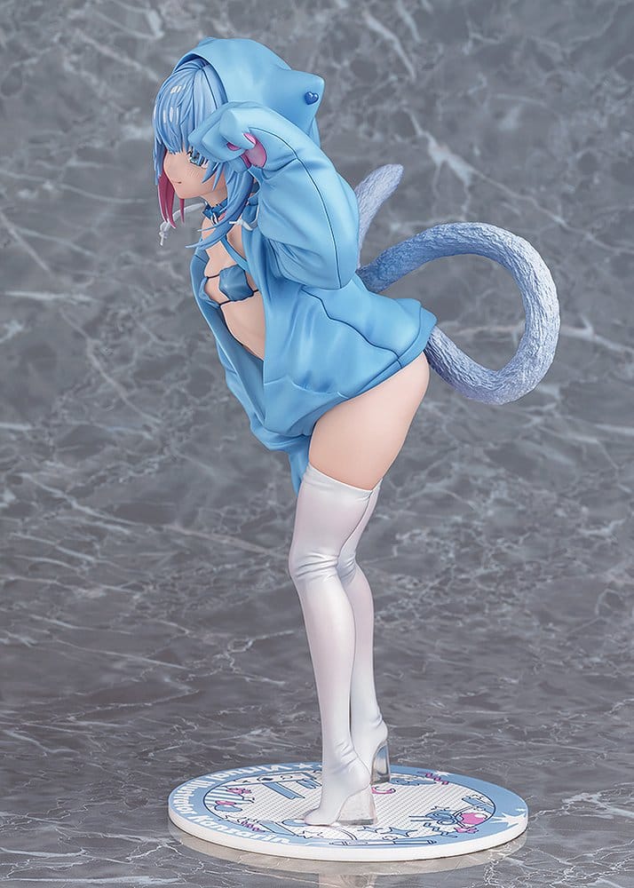 Virtual illustrator Kanzarin figurine PVC 1/6 kanzarin-chan: Cat-Eared Hoodie Ver. 26 cm