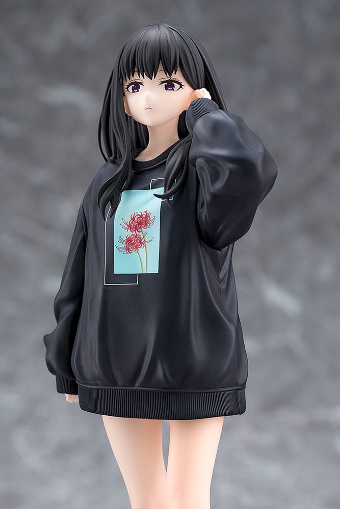 Lycoris Recoil statuette PVC 1/7 Takina Inoue: Oversized Sweatshirt Ver. 25 cm