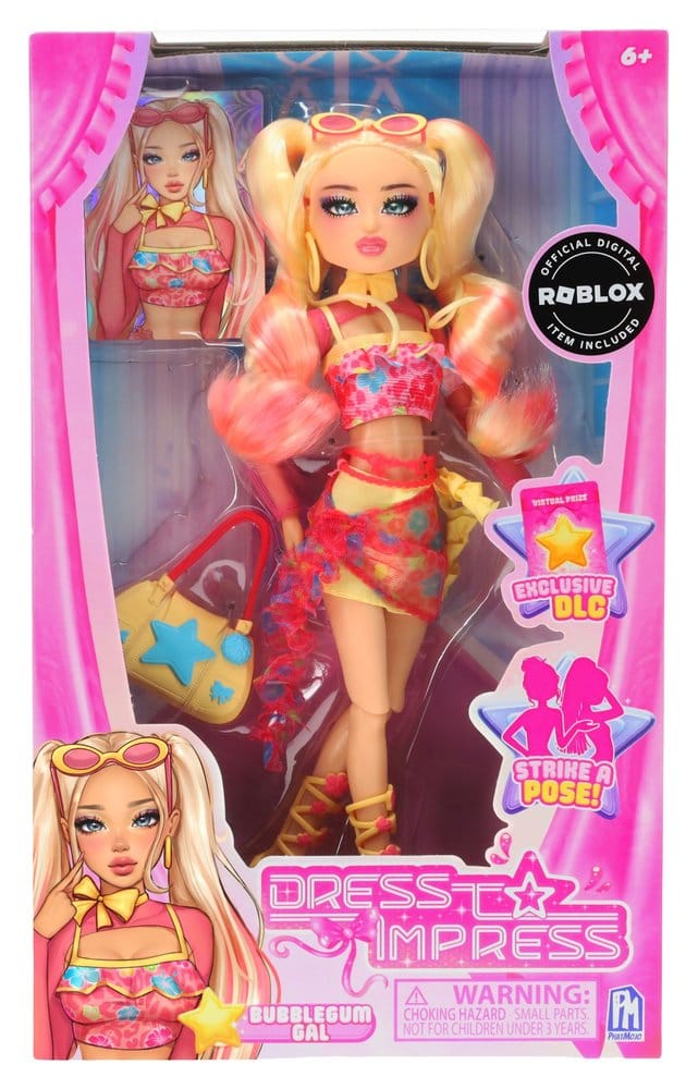 Roblox Dress To Impress poupée mannequin Bubble Gum Gal