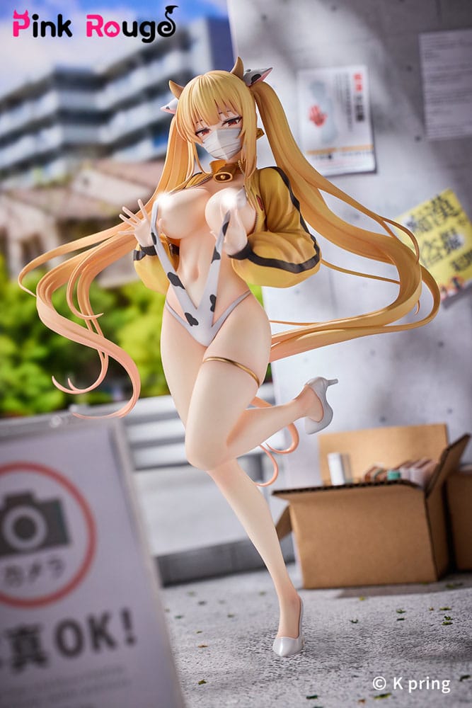 Original Character by Kedama Tamano statuette PVC 1/7 K Pring Sayuri Dairy Cow Special Ver. 24 cm