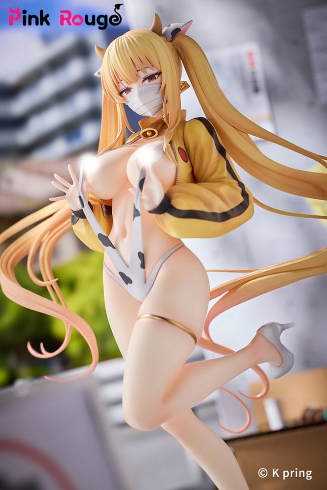Original Character by Kedama Tamano statuette PVC 1/7 K Pring Sayuri Dairy Cow Special Ver. 24 cm