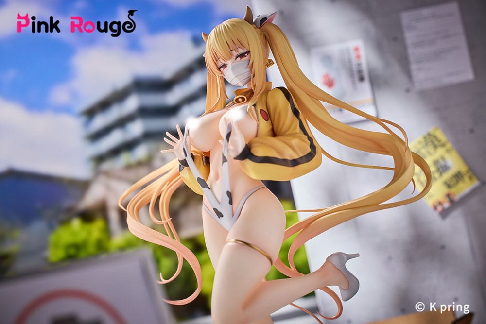 Original Character by Kedama Tamano statuette PVC 1/7 K Pring Sayuri Dairy Cow Special Ver. 24 cm