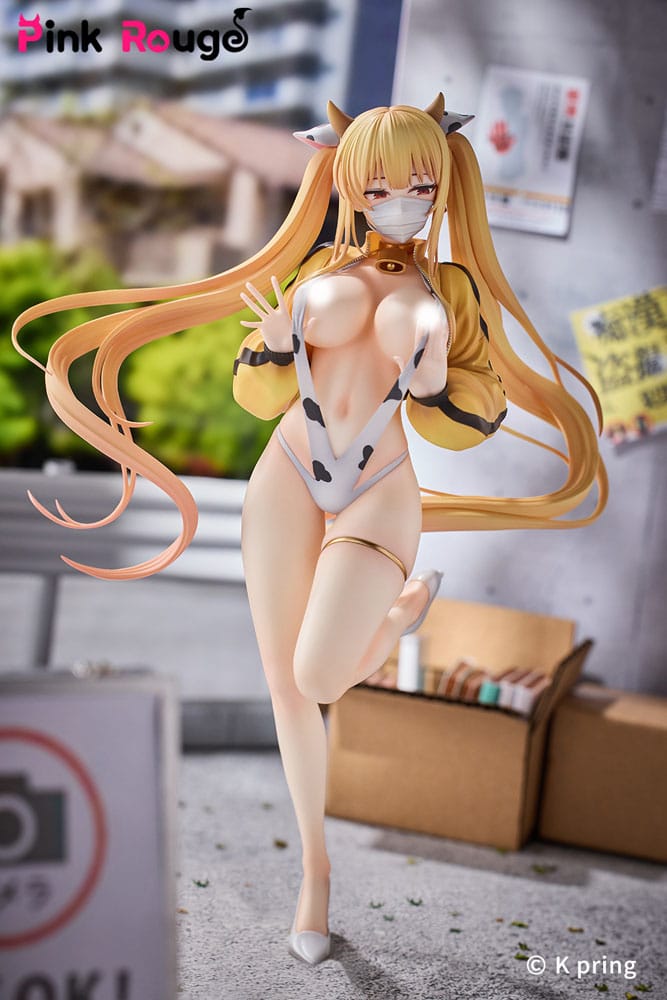 Original Character by Kedama Tamano statuette PVC 1/7 K Pring Sayuri Dairy Cow Special Ver. 24 cm