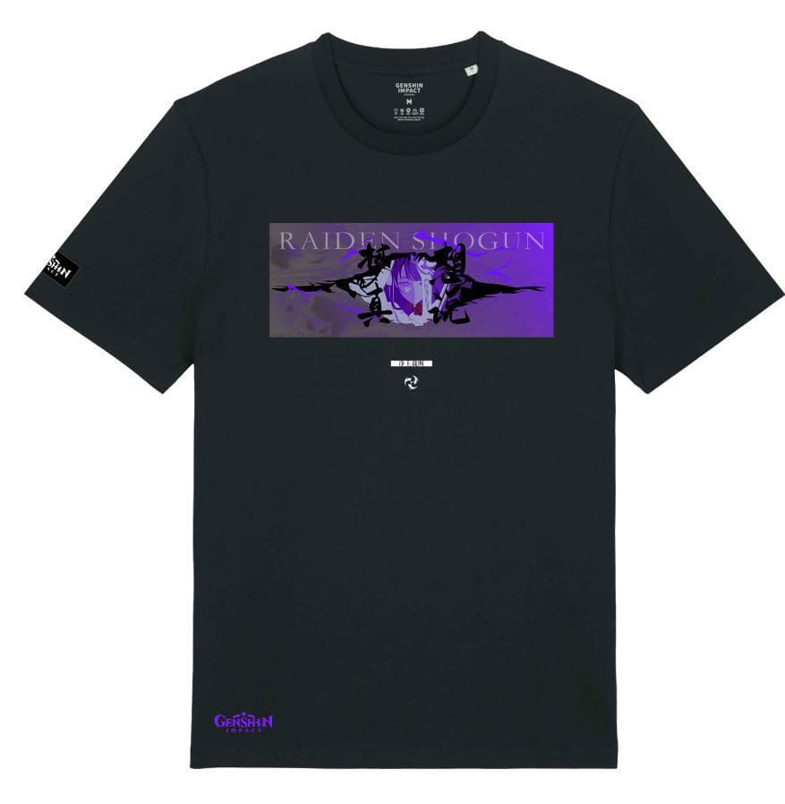 Genshin Impact T-Shirt Raiden Shogun Plane of Euthymia (S)