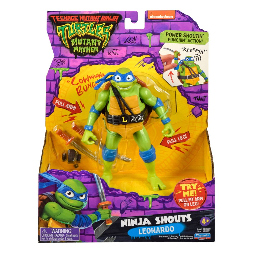 Ninja Turtles: Teenage Years Figurines Ninja Shouts 15 cm Assortiment (8)