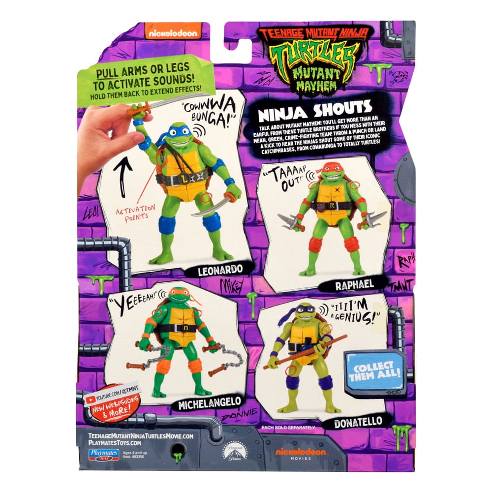 Ninja Turtles: Teenage Years Figurines Ninja Shouts 15 cm Assortiment (8)