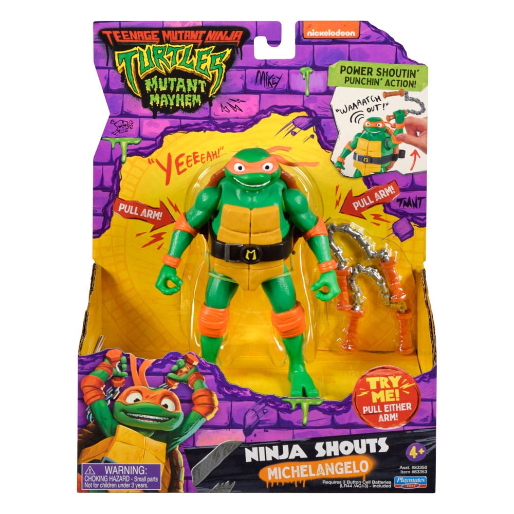 Ninja Turtles: Teenage Years Figurines Ninja Shouts 15 cm Assortiment (8)