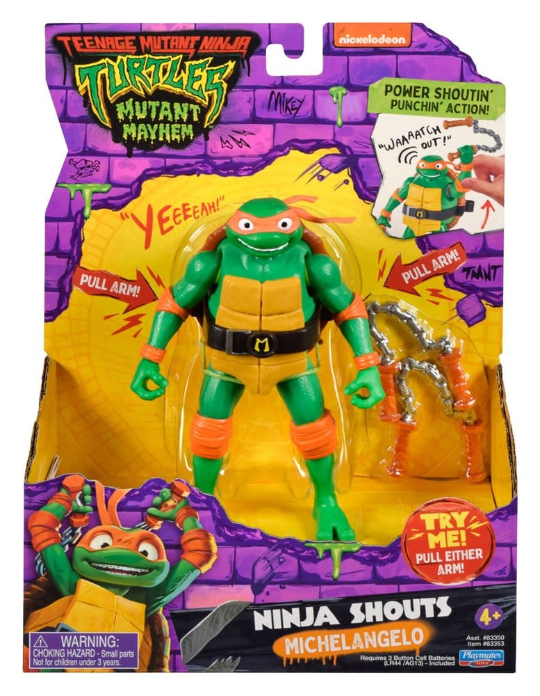 Ninja Turtles: Teenage Years Ninja Shouts figurine Michelangelo