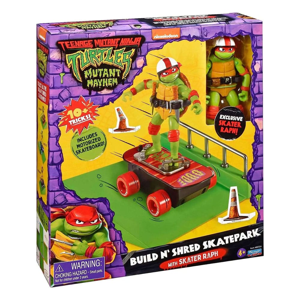 Teenage Mutant Ninja Turtles: Mutant Mayhem Build N' Shred Skatepark Assortiment (8)