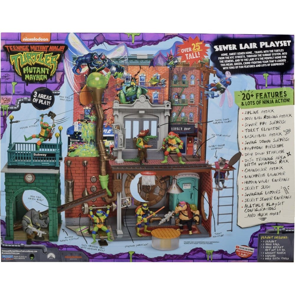 Ninja Turtles: Teenage Years playset Sewer Lair New Version