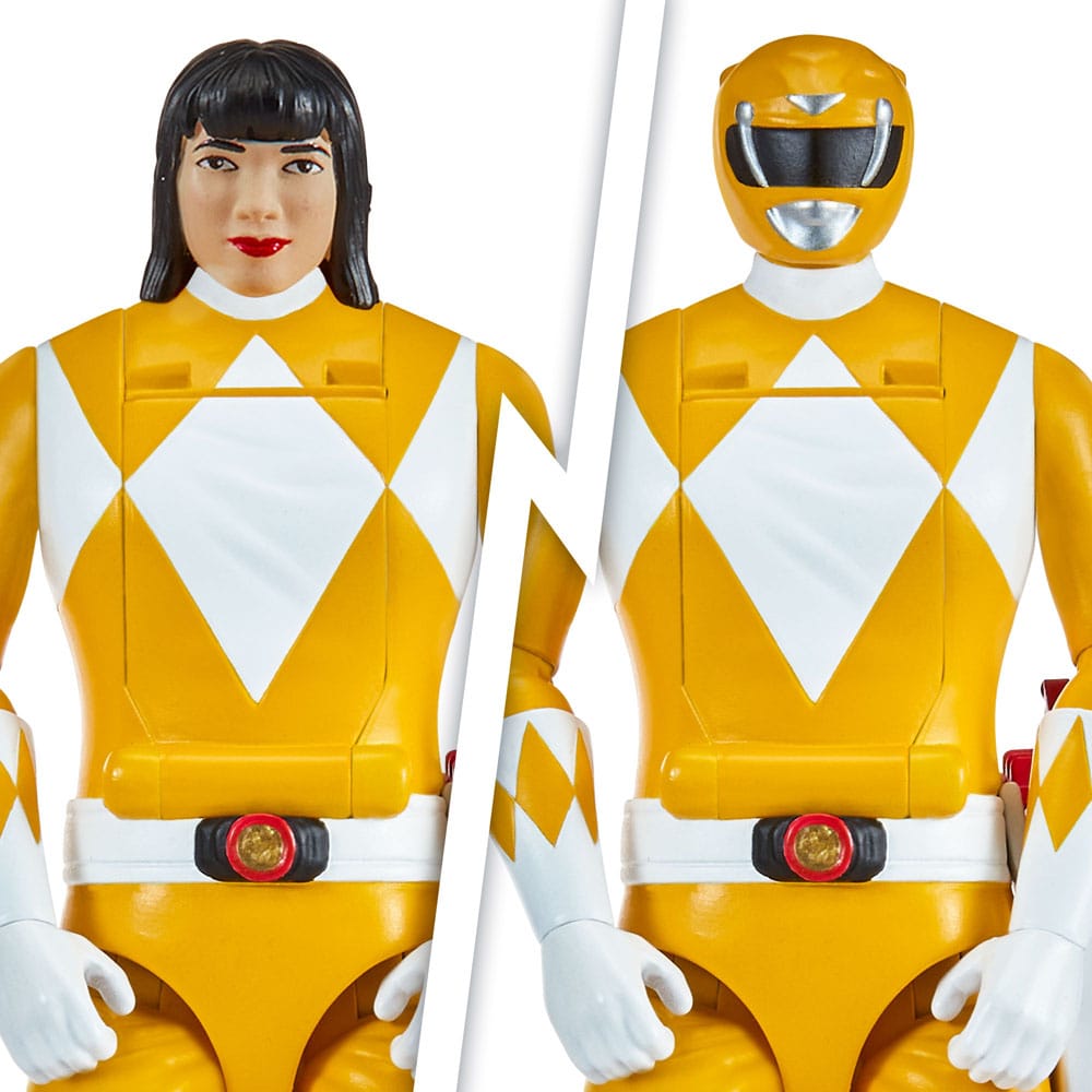 Power Rangers Figurine Auto-Morphin Yellow Ranger 12 cm