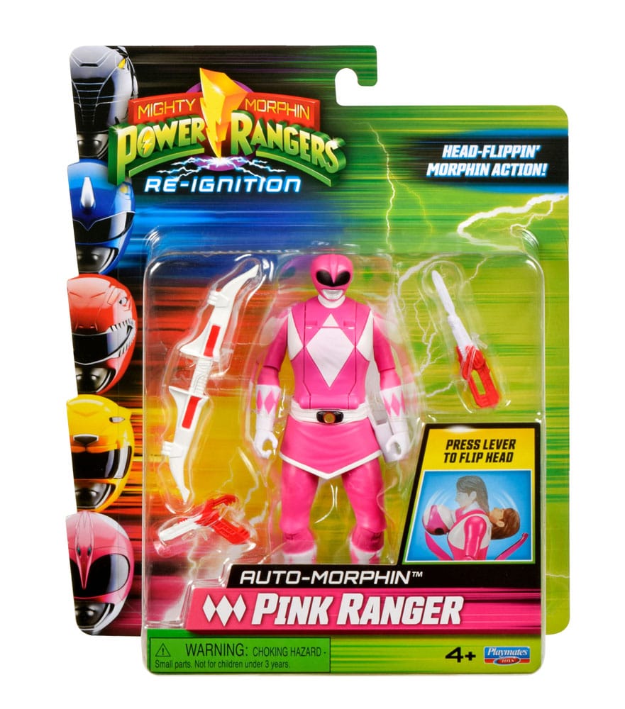 Power Rangers Figurine Auto-Morphin Pink Ranger 12 cm