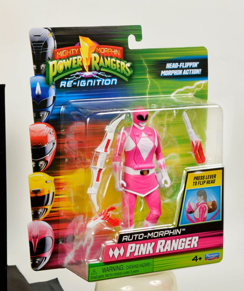 Power Rangers Figurine Auto-Morphin Pink Ranger 12 cm