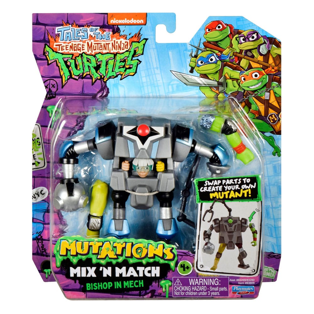 Tales of the Teenage Mutant Ninja Turtles : Légendes des Tortues Ninja Figurine Mix 'n Match Mech Suit 12 cm