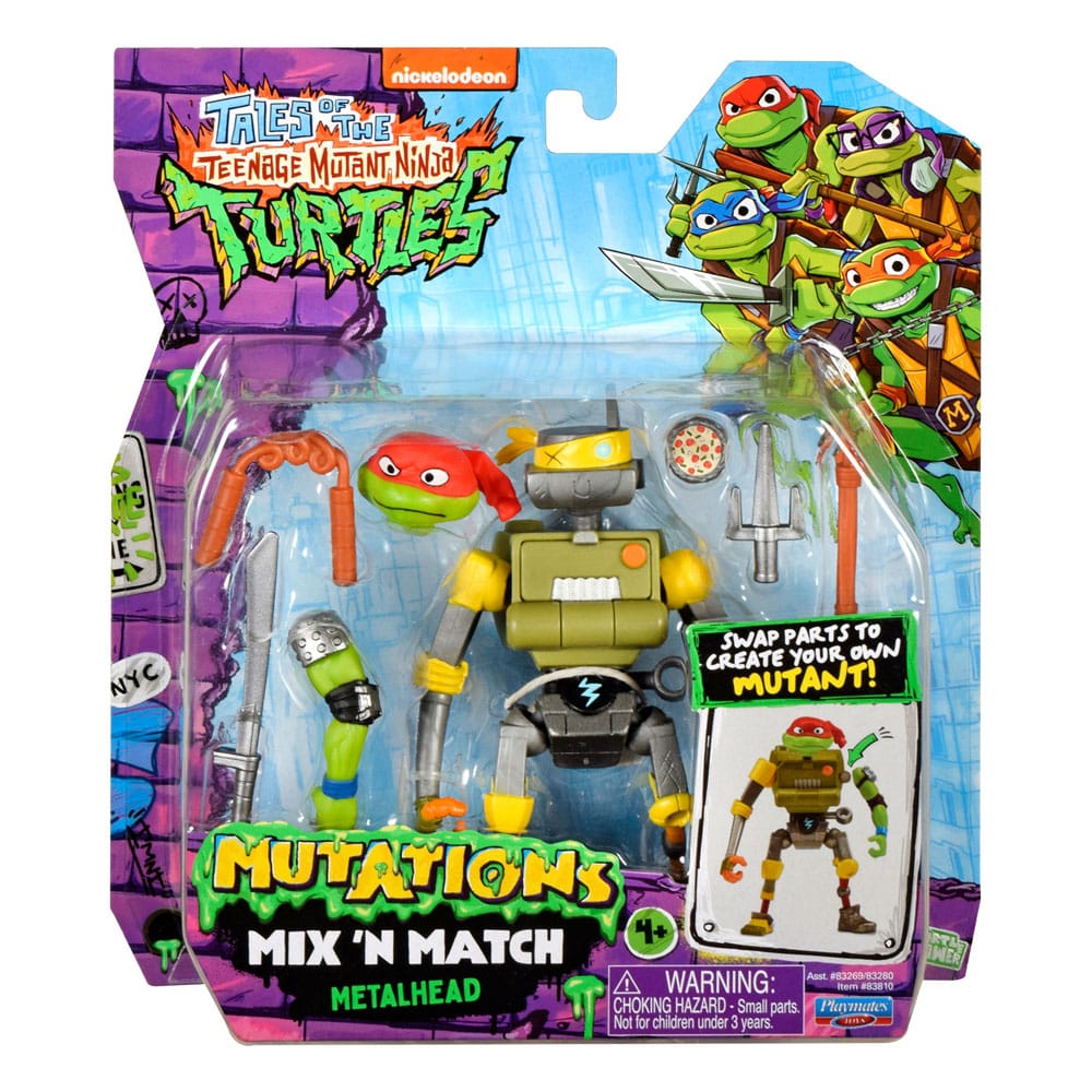 Tales of the Teenage Mutant Ninja Turtles : Légendes des Tortues Ninja Figurine Mix 'n Match Metalhead 12 cm