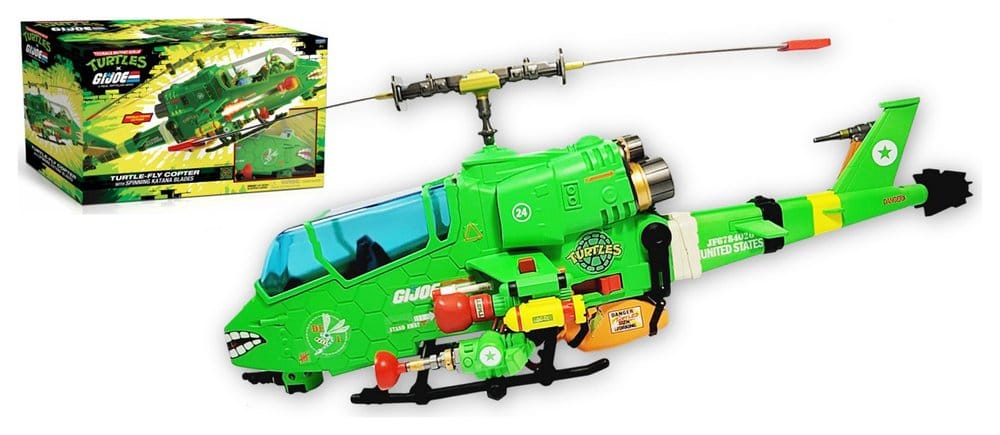 Tortues Ninja x G.I. Joe Crossover Classics véhicule Turtle-Fly Copter