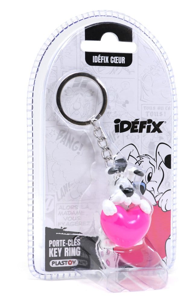 Astérix Porte-clés Idéfix Cœur Rose (Blister)