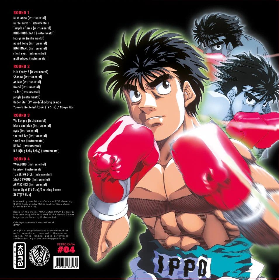 Hajime no Ippo Best Selection vinyle 2 x LP