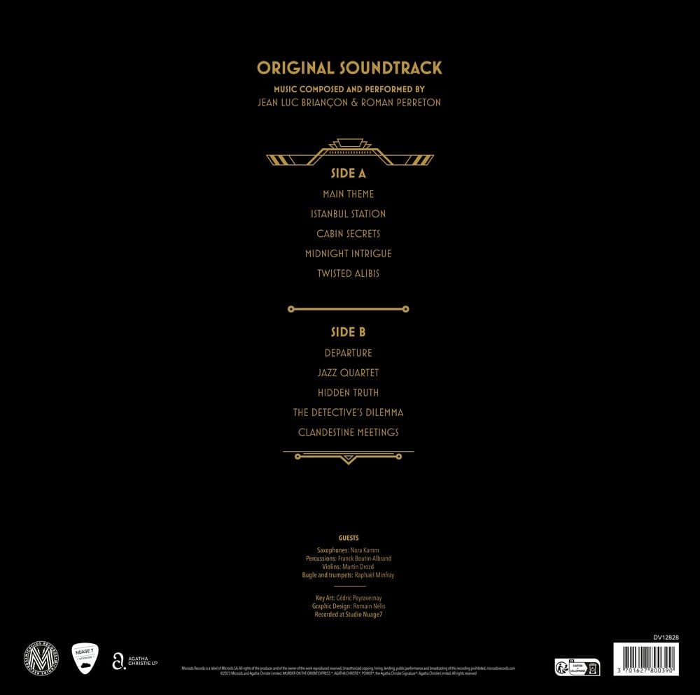 Le Crime de l'Orient-Express Game Soundtrack vinyle