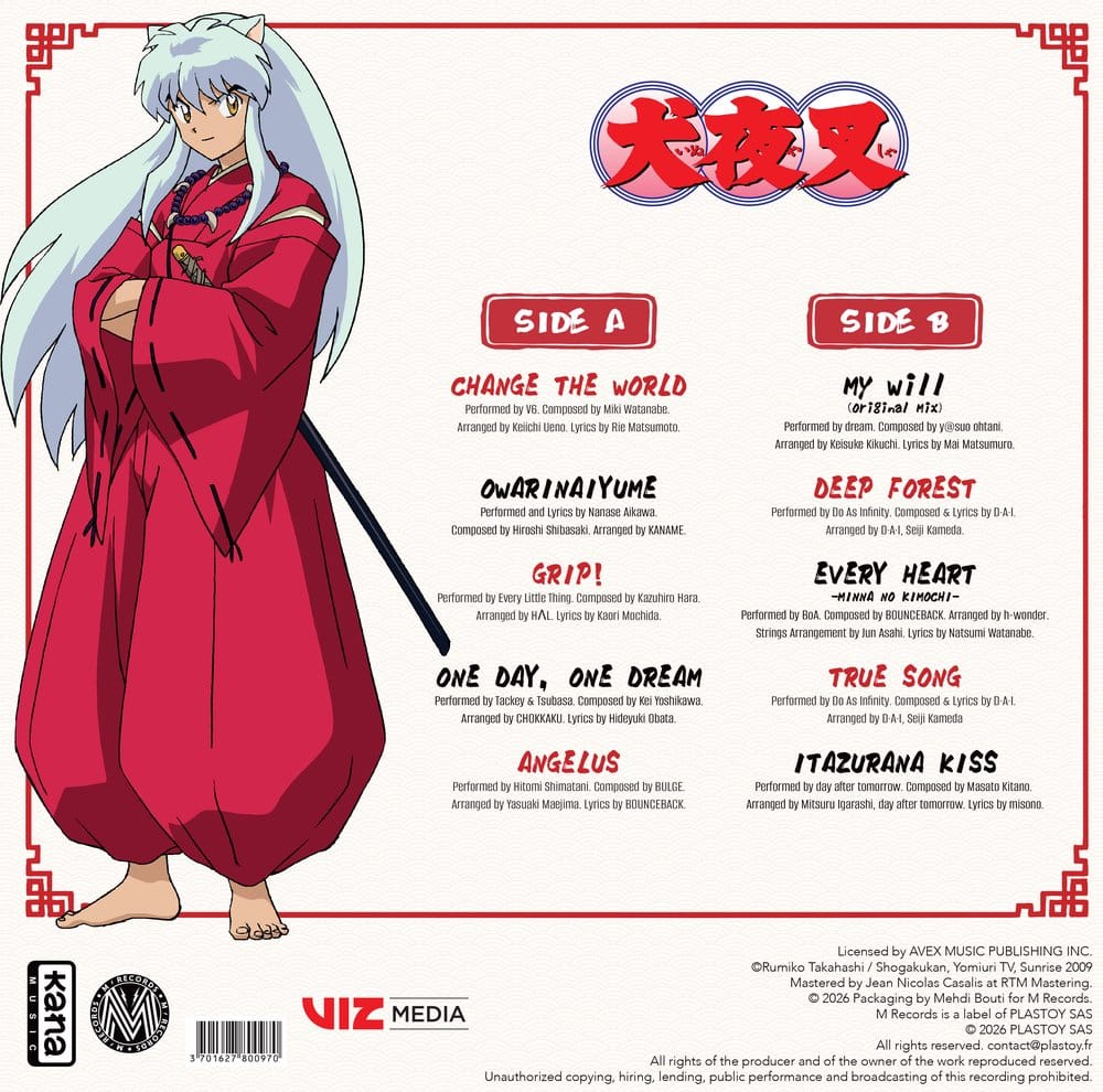 Inuyasha Music Collection vinyle