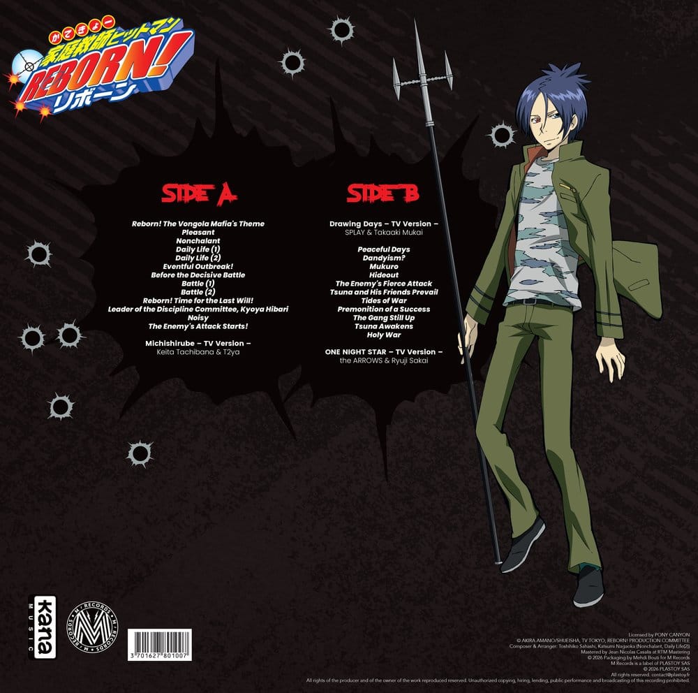 Hitman Reborn Original Soundtrack vinyle