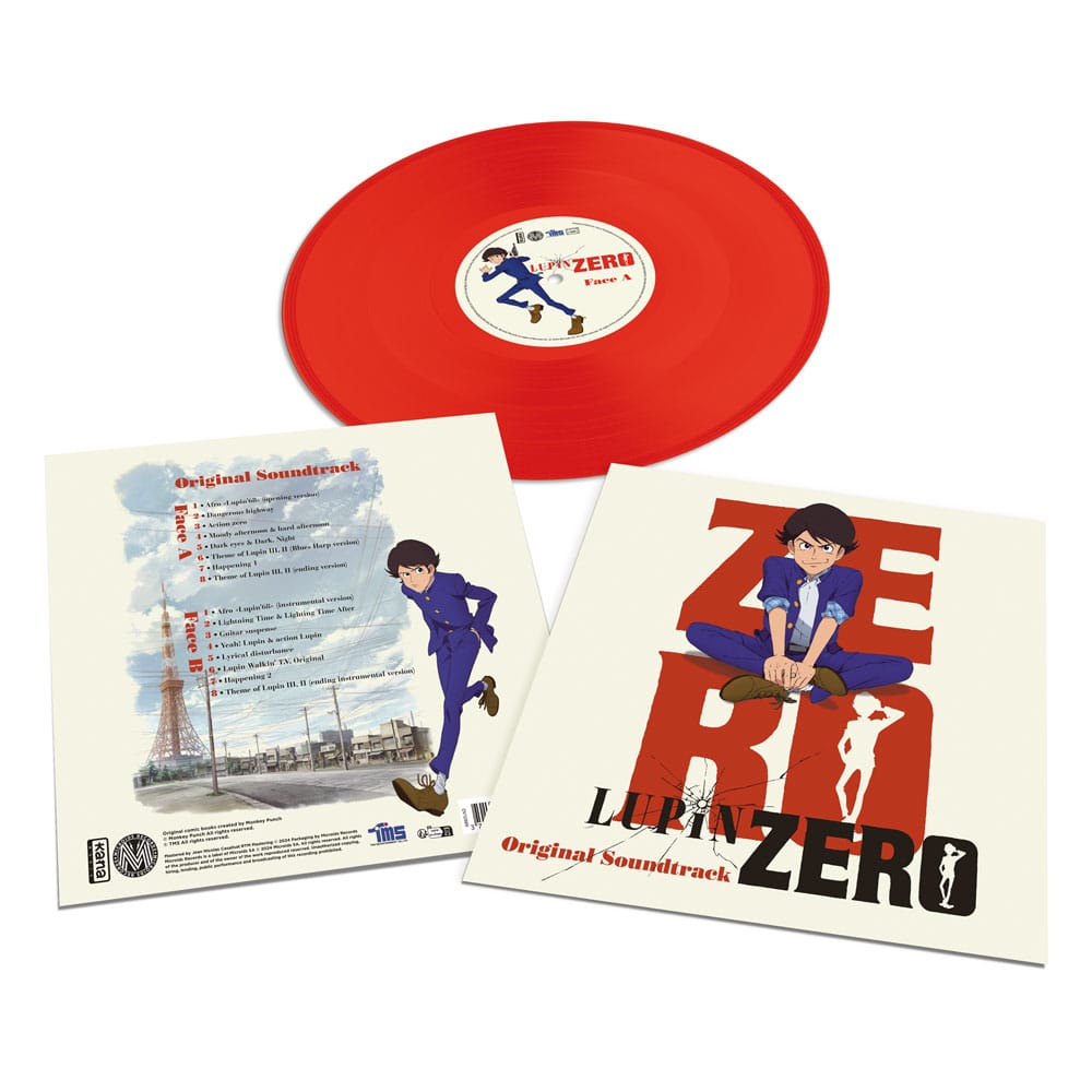 Lupin Zero Best Selection Track vinyle rouge