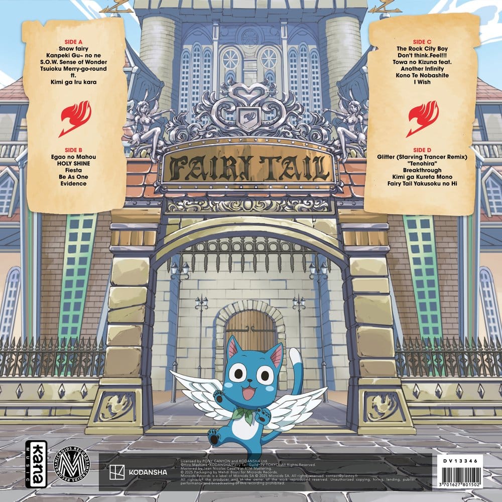 Fairy Tail Best Collection vinyle 2 x LP
