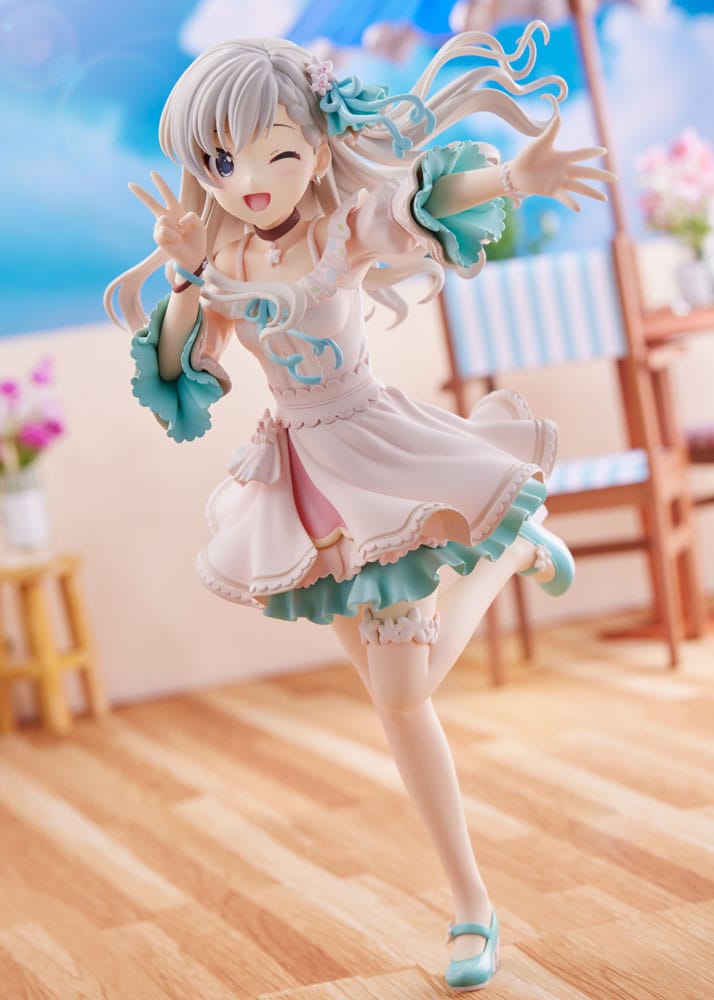 Idolmaster Cinderella Girls statuette PVC 1/7 Hayate HIsakawa [O-Ku-Ri-Mo-No Sunday ! ]+ 21 cm