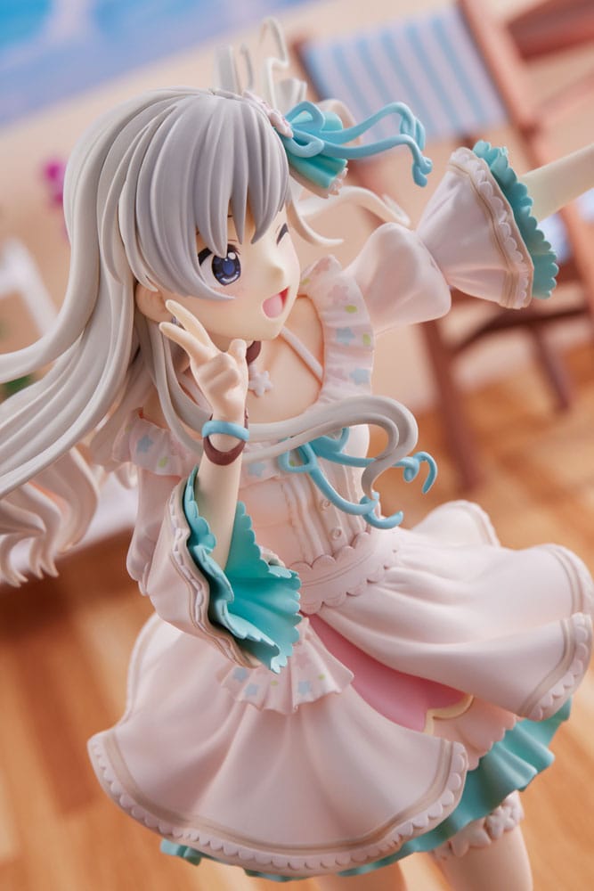 Idolmaster Cinderella Girls statuette PVC 1/7 Hayate HIsakawa [O-Ku-Ri-Mo-No Sunday ! ]+ 21 cm