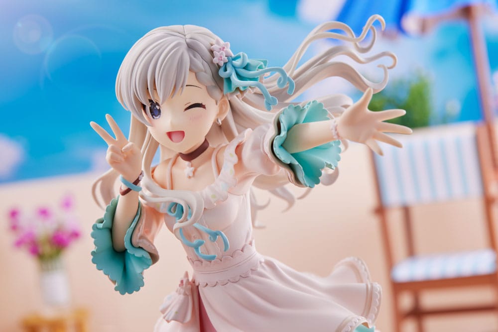 Idolmaster Cinderella Girls statuette PVC 1/7 Hayate HIsakawa [O-Ku-Ri-Mo-No Sunday ! ]+ 21 cm