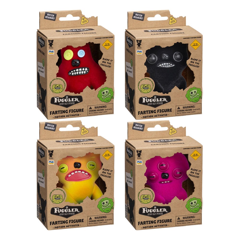 Fuggler: Farting Figures Window Box assortiment (12)