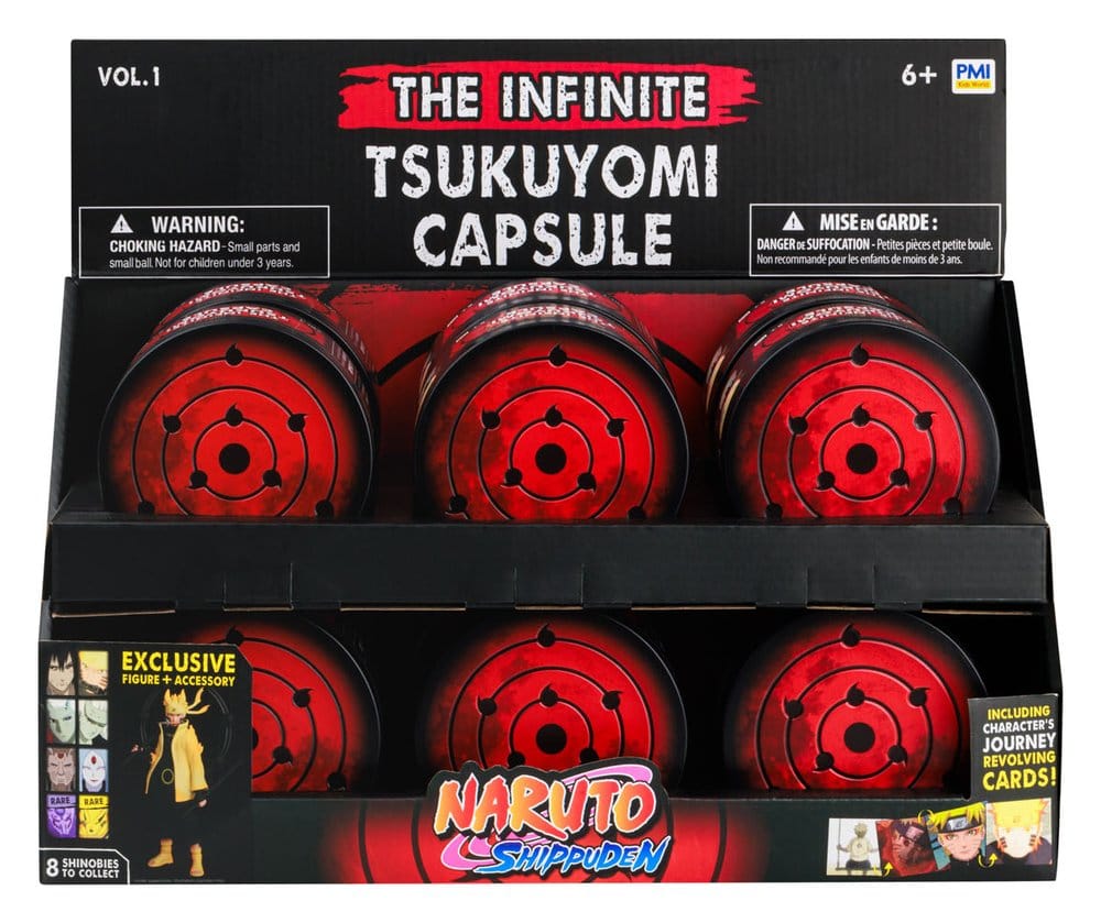Naruto Shippuden Blind Capsule présentoir Figurines Infinite Tsukuyomi 7 cm Vol. 1 (12)