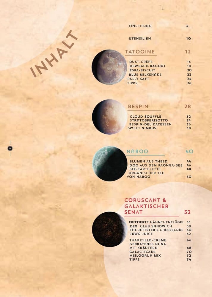 Star Wars Cookbook Cantina: 40 Recipes from a Galaxy Far, Far Away *ALLEMAND*