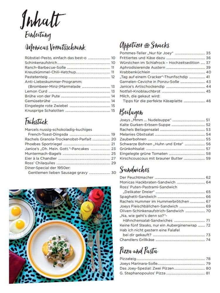 Friends - The TV Series: The Official Cookbook *ALLEMAND*
