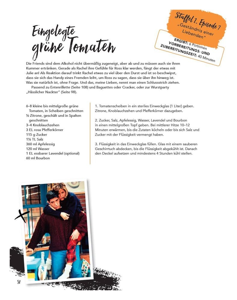 Friends - The TV Series: The Official Cookbook *ALLEMAND*