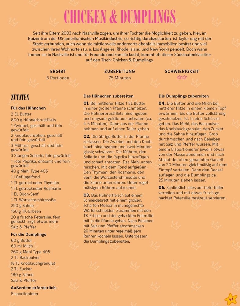 Taylor's Kitchen: The Ultimate Swiftie Cookbook *ALLEMAND*