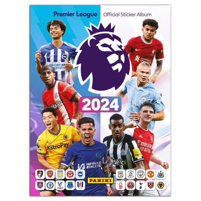 Premier League Official Sticker Collection 2024 album pour stickers *ANGLAIS*