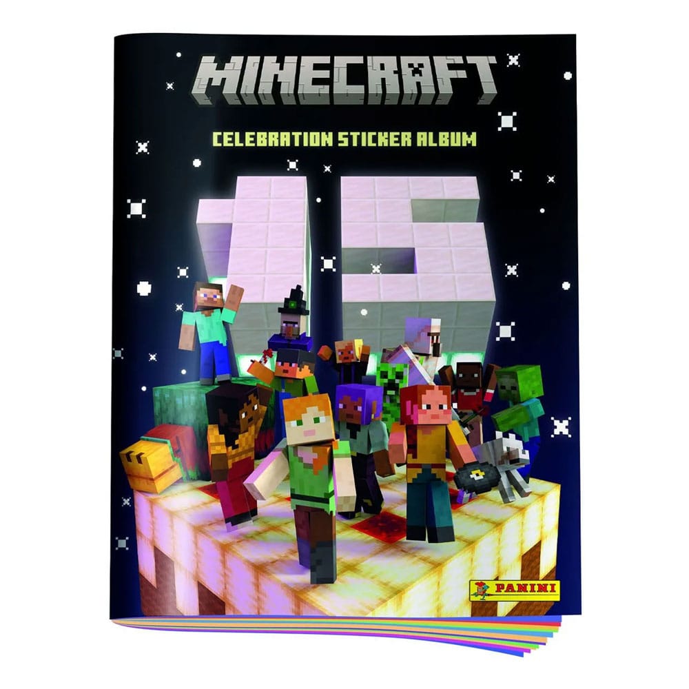 Minecraft Sticker Collection album pour stickers 15th Anniversary Celebration *ALLEMAND*