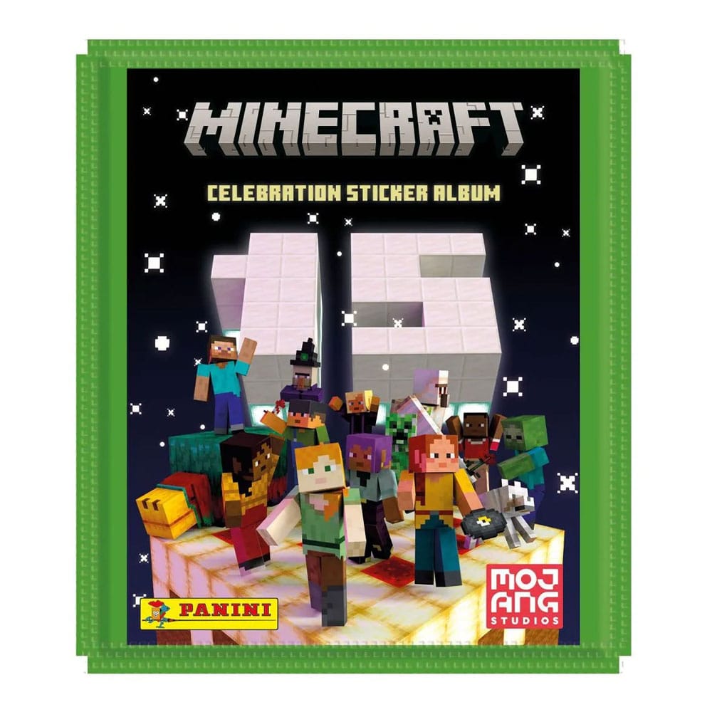 Minecraft Sticker Collection présentoir boosters 15th Anniversary Celebration (36)