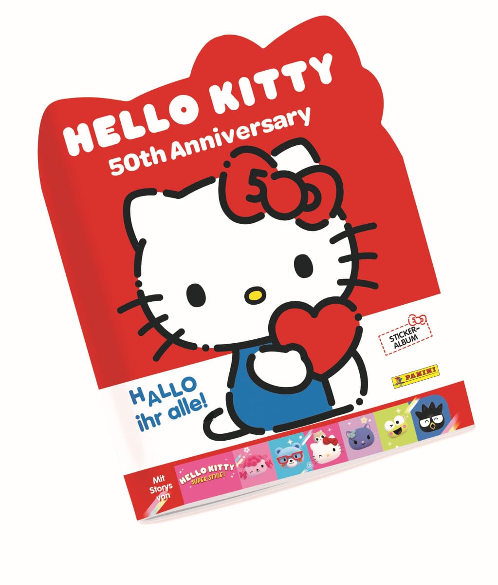 Hello Kitty Sticker Collection album pour stickers 50th Anniversary *ALLEMAND*
