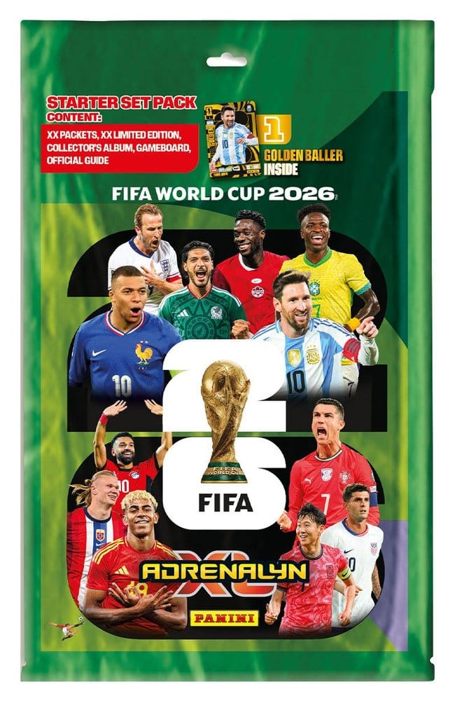 Panini FIFA World Cup 2026 Adrenalyn XL cartes à collectionner Starter Pack *ALLEMAND*
