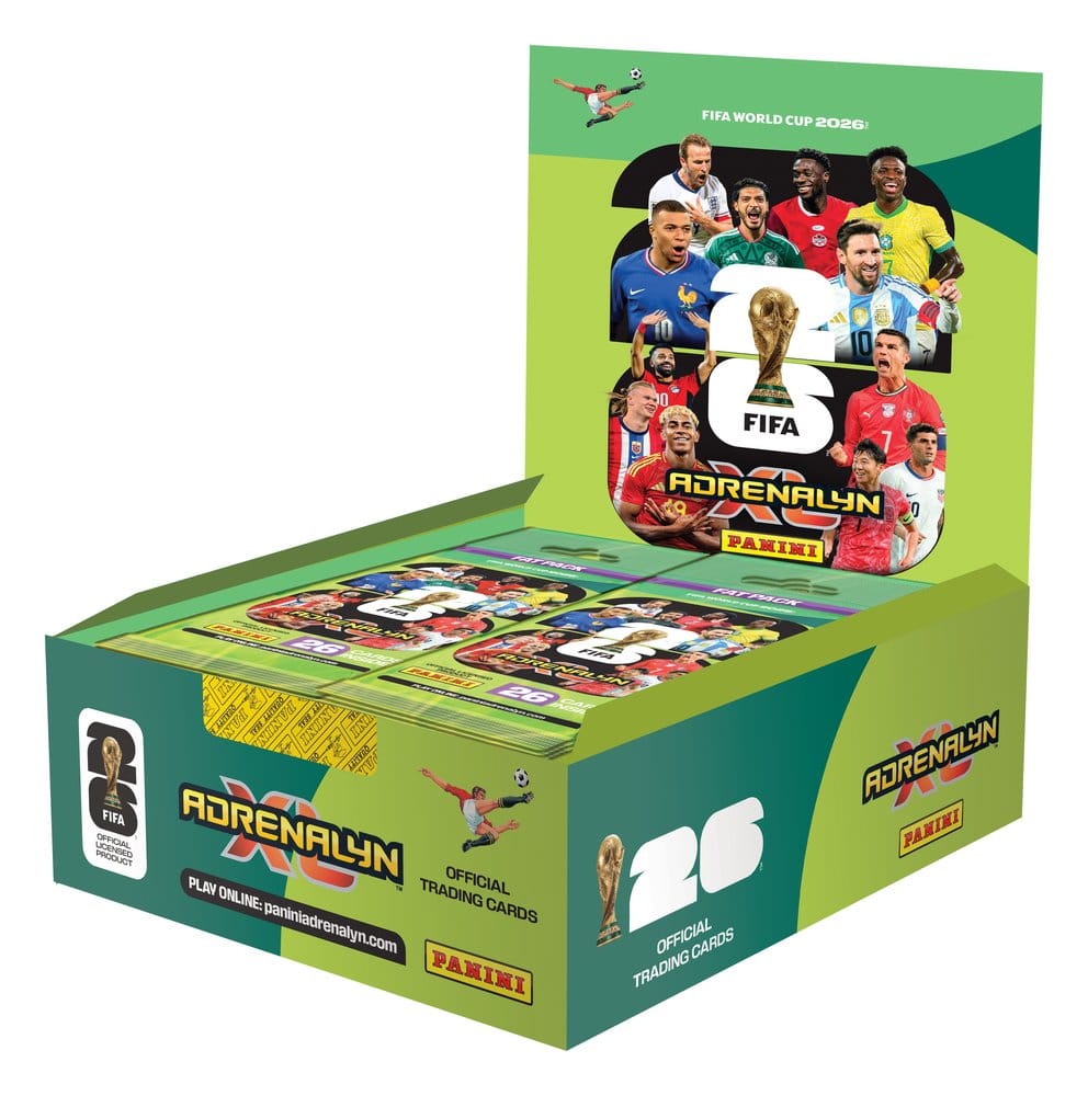 Panini FIFA World Cup 2026 Adrenalyn XL cartes à collectionner présentoir Fatpack Box (10)