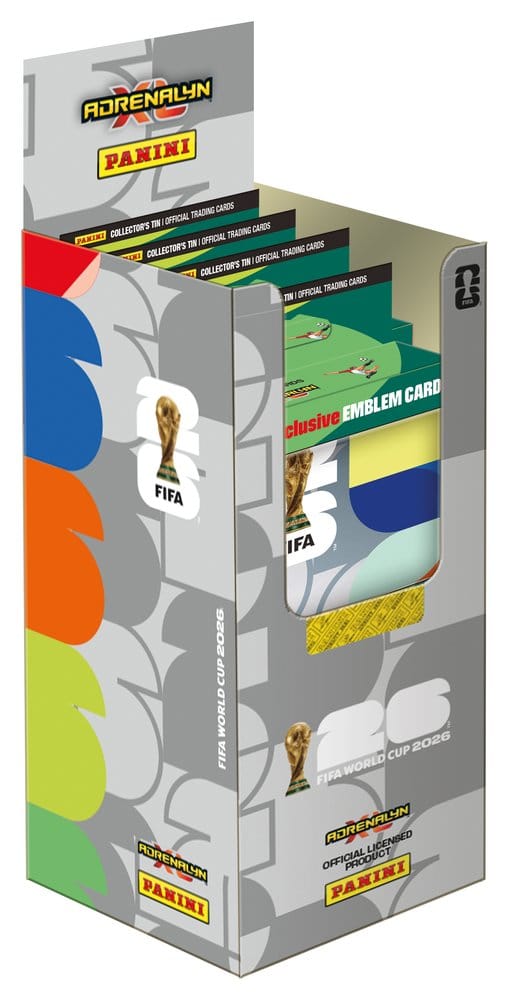 Panini FIFA World Cup 2026 cartes à collectionner présentoir Pencil Tin (4)