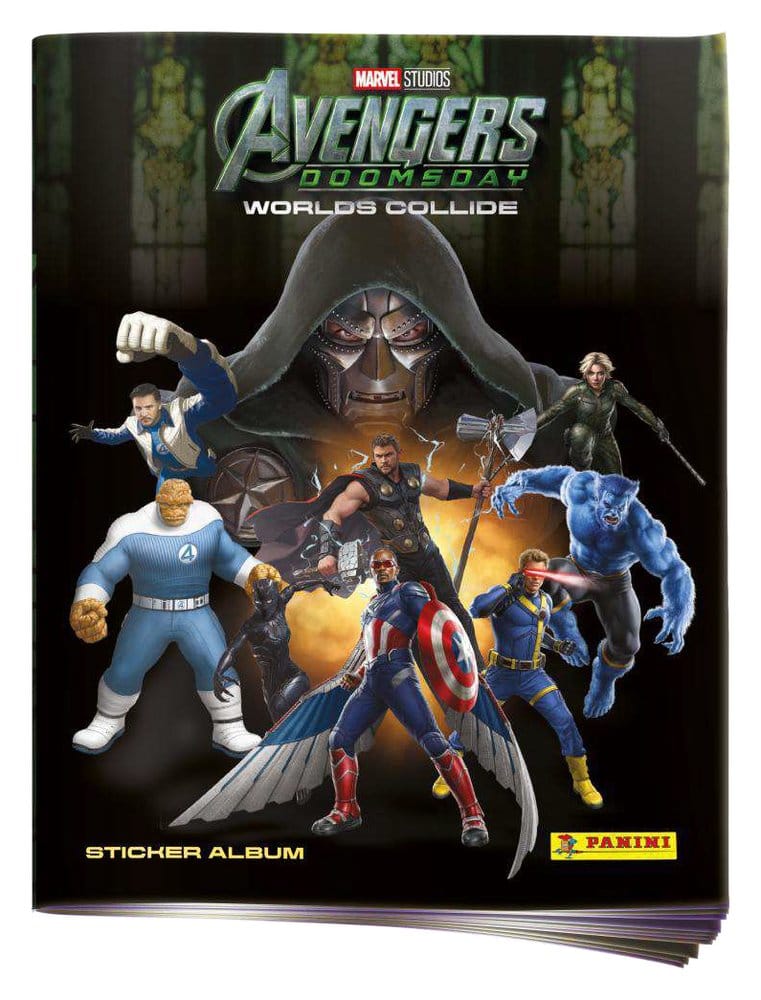 Avengers: Doomsday Sticker & Trading Card Collection album *ALLEMAND*